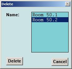 Deleting a layout file If you wish to delete a layout file: Select the File menu and click on Delete.