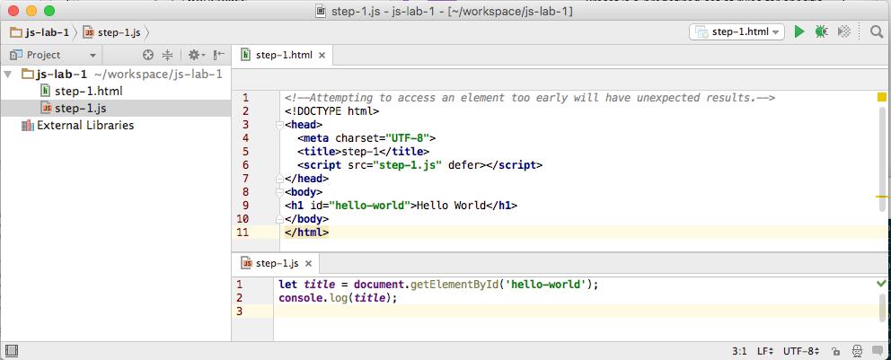 JavaScript Run Program - Simple Example Waterford