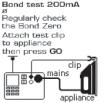 99Ω Insulation Test (R iso ) Display Range Resolution Test Voltage Test Current 0 to 299 MΩ ± (5% +