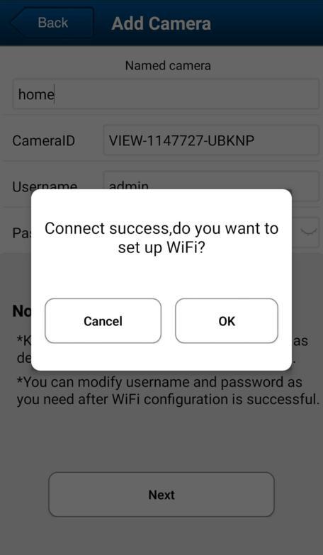 Wi-Fi SSID nearby and select the Wi-Fi to connect, then enter the Wi-Fi password