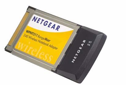 User Manual for the NETGEAR RangeMax 240 Wireless Notebook Adapter WPNT511 NETGEAR,