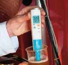 54 Compact ph tester For liquids testo 206 ph1 The ph measuring instrument for fast checks on liquids.