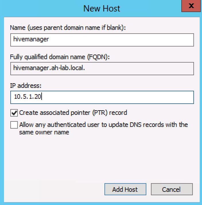 HiveManager NG Virtual Appliance: vsphere Configuration 3 Preparing the Network Environment The network in which you put your HiveManager NG Virtual Appliance must meet the following requirements: