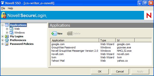 1.2 The Novell SecureLogin Client Utility You can use the Novell SecureLogin Client