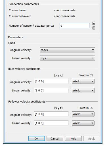 systems The Velocity Driver block drives a linear combination of