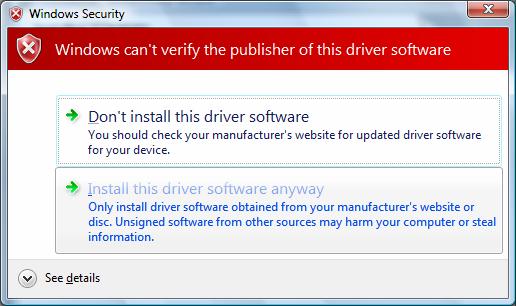 15. Please click Install this driver software anyway to continue.