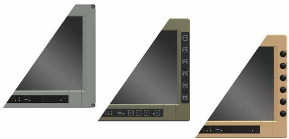 3 / 5 range of displays A4RV offers a range of panel PCs whose 3 monitor s screen 10", 12" and 15".