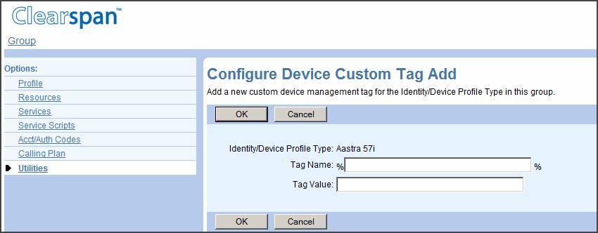 13.10.2.3.1 Add Custom Tag Use the Group Configure Device Custom Tag Add page to add a custom tag. Figure 189 Group Configure Device Custom Tag Add 1.