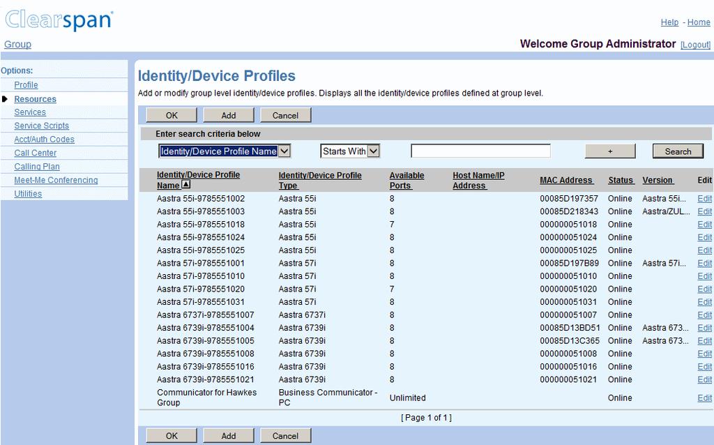 When you create or modify an identity/device profile, the information you need to provide depends on the selected identity/device profile type. 6.5.