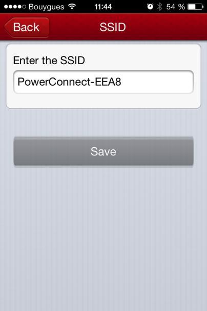 Power Connect by clicking on SSID.