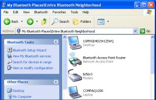 3.3. File transfer setting for Windows The File Transfer service allows one Bluetooth device to perform file operations on the default File Transfer directory (and the folders and files it contains)