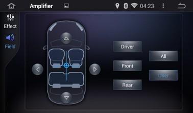 Drag each of the individual slider controls up or down to adjust that frequency range.