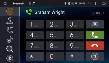 To place a call by typing the number directly, tap the keypad icon on the left side of the screen.