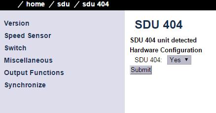 Configuration Configure SDU through the DCU The easiest and preferred method of configuring the SDU is to login to the DCU via the web interface.