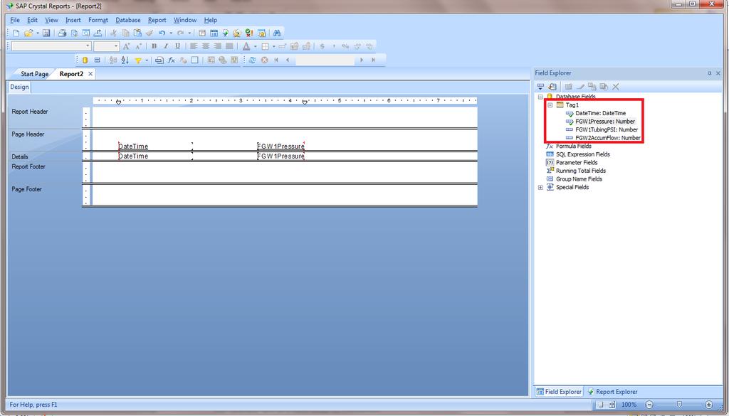 4. To run the report, select Print Preview from view in the tool bar.