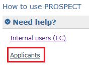 Need help? Two menu options allow you to access Commission resources to help you with your application: 1.