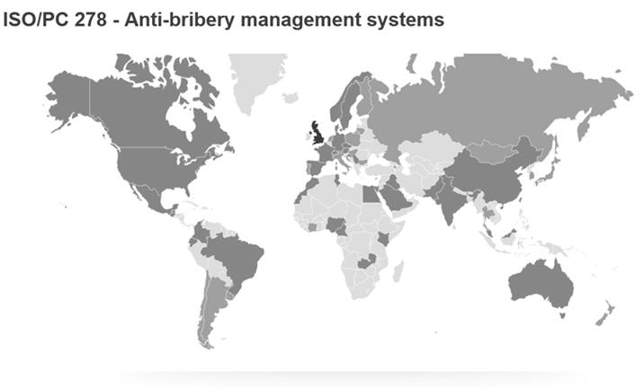 ISO 37001 - Anti-Bribery Management Systems First global anti-bribery standard Created by ISO, an NGO designed to facilitate global trade Certifiable if all