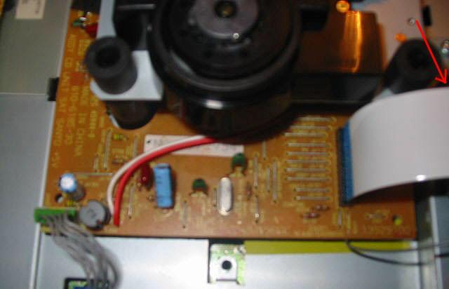 Step 5 Remove the PC Trap Board The Sanyo board is special in that it s the