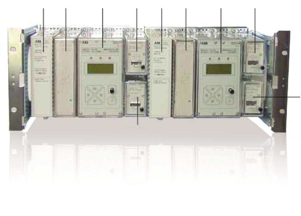 The terminal designation for one terminal in the left unit of the left protective relay will be 101:101.