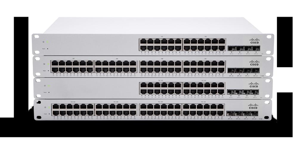 Datasheet MS Switch Series MS Cloud Managed Access Switches Overview The Cisco Meraki MS brings the benefits of the cloud to networks of all sizes: simplified management, reduced complexity, network