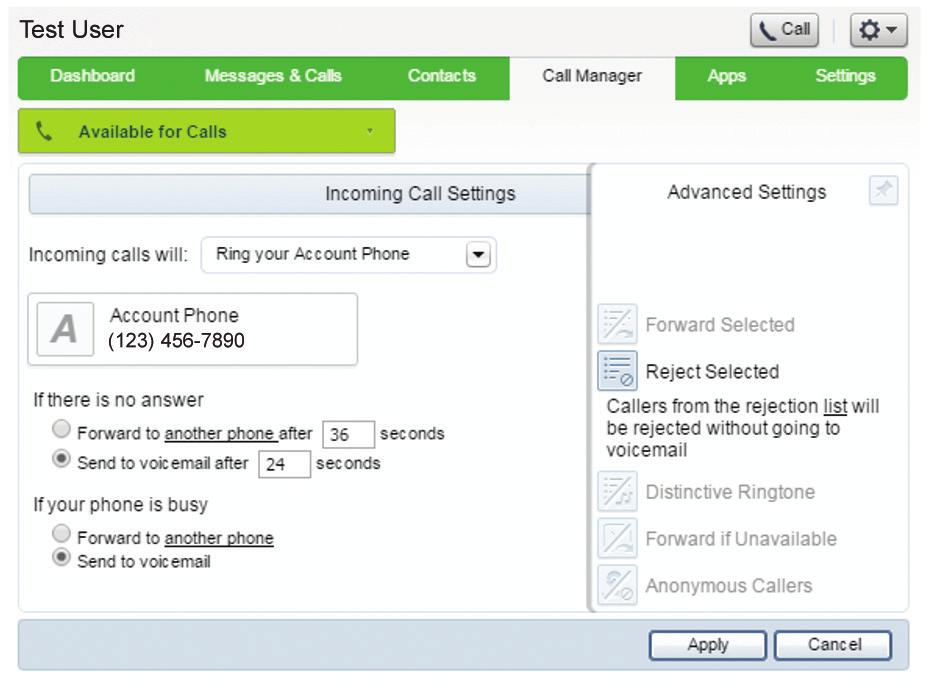 Unwanted Callers You can choose to reject calls from unwanted callers without sending them to voicemail. 1.