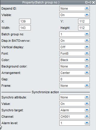 List of Settings Refer to Section 3.3 for attributes without explanations in the list of settings.