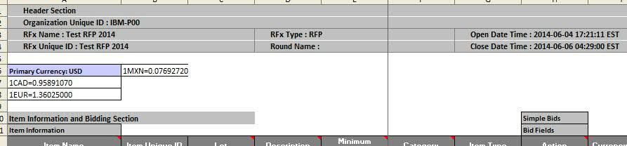 Or you can also see them in the offline bid template in the BID_RFP tab.