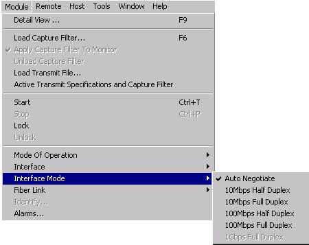 Quick Start 5. If you select an OPV-LA IMM for 10/100BASE-T, you may need to set the Interface Mode.