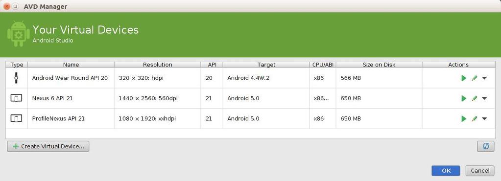 Chapter-4 Creating Android Virtual Devices The AVD Manager is a tool you can use to create and manage Android virtual devices (AVDs), which define device configurations for the Android Emulator.