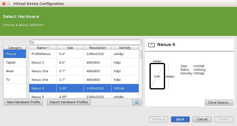 Creating an AVD You can create as many AVDs as you would like to use with the Android Emulator.