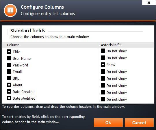 Tools Configure Columns Helps with detailed organiza on of the columns.