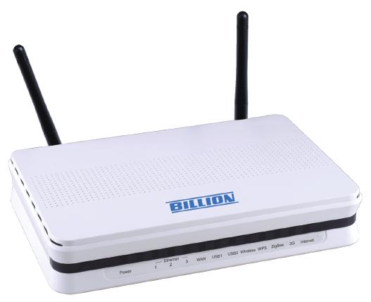 Billion SG6200NXL Series 3G Wireless-N Smart Energy Gateway The Billion SG6200NXL, 3G Wireless-N Smart Energy Gateway, is an all-in-one router designed for users to enjoy real-time power management