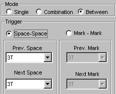 Combination (Space-Mark): Extract the data immediately before [3T Space]-[7T Mark].