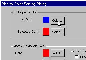 3.3 Setting the Display Color of the Analysis Results Procedure 1. Select [Display Color] from the [Display] menu (Display - Display Color) to display the display color dialog box. 3 2.