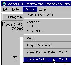 4.4 Setting the Display Color of the Analysis Results Procedure 1. Select [Display Color] from the [Display] menu (Display - Display Color) to show the display color dialog box. 4 2.
