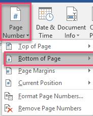 26. Place cursor on page 2 in the Even Page Header.