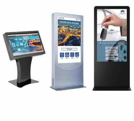 Indoor information & wayfinding kiosks What kind of kiosk will you configure?