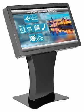 Wall Kiosk In-Wall Kiosk VESA 200 x 200 up to 600 x 400mm compatible Eight-way tool-less adjustment to quickly position display in kiosk window for flush alignment Accommodates ultra-thin displays up
