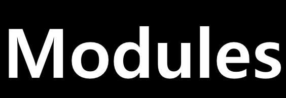 Modules Many modern operating systems implement loadable kernel modules Uses object-oriented approach Each core component is separate Each talks to