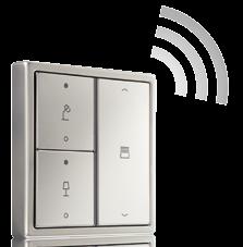 Wall Transmitters F40 and F50 JUNG The perfect solution wherever no bus cables can or should be laid: the KNX RF F 40 and F 50 Wall Transmitters in the JUNG switch design.