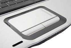 Touchpad / Trackpad A pointing device found on most laptops. Used instead of a mouse since it takes up less space.