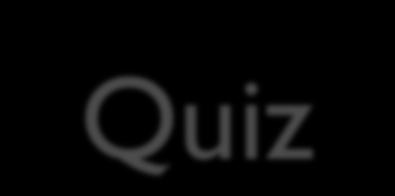 Quiz Why are the keys of the
