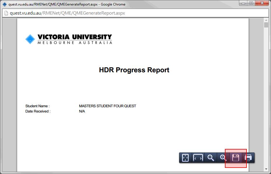Print or Save a Copy of Your Progress Report You can use the the eform.