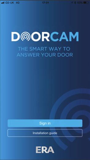 DoorCam Installation Before you continue with the following procedure, you must have already installed your DoorCam.