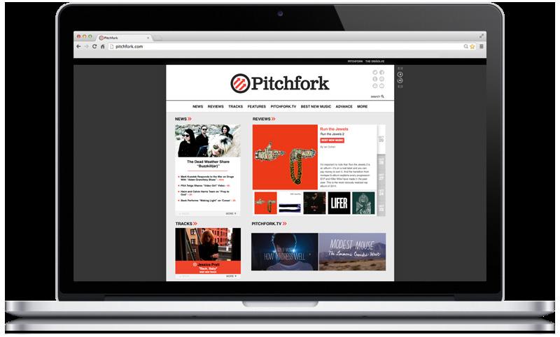 Conclusion Pitchfork has a lot of content so they put it all on the homepage.