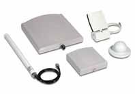 Besides patch and dish antennas, the portfolio comprises omni- and dual-band antennas, as well as special antennas for outdoor use.