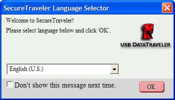 SecureTraveler software is not supported on Macintosh systems. 4 CONFIGURING THE DATATRAVELER II WITH SECURETRAVELER CAUTION!