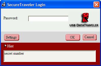 Double-click on the workspace shortcut or click once on the task bar Quick Launch shortcut for SecureTraveler (if set up in the Format screen; see Section 4.