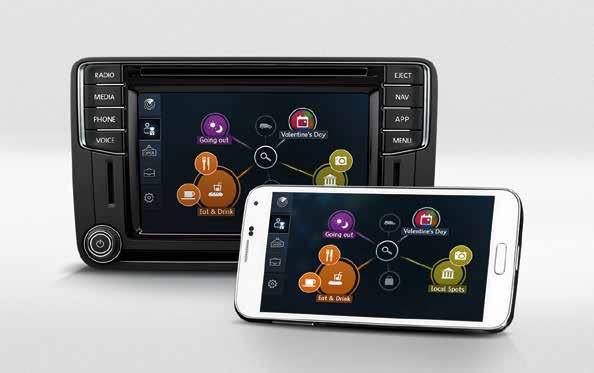 App-Connect overview. Using Android Auto and Apple CarPlay, the App-Connect connects your Volkswagen with your smartphone, giving you access to special in-car versions of your apps.