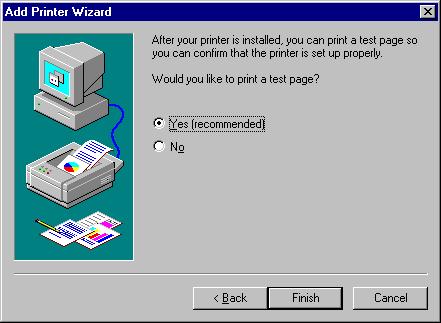 X 8. Register the Printer name. Select if use the printer as the default printer or not.